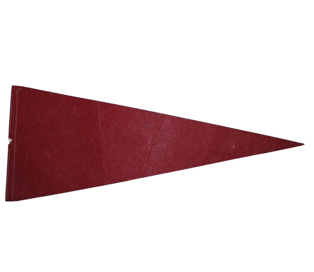 Back view of a large, 29" vintage pennant from Boston College.