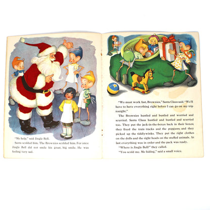 Children's Book: Santa Claus A Fuzzy Wuzzy Picture Story Book, Whitman Publishing, Vintage 1947