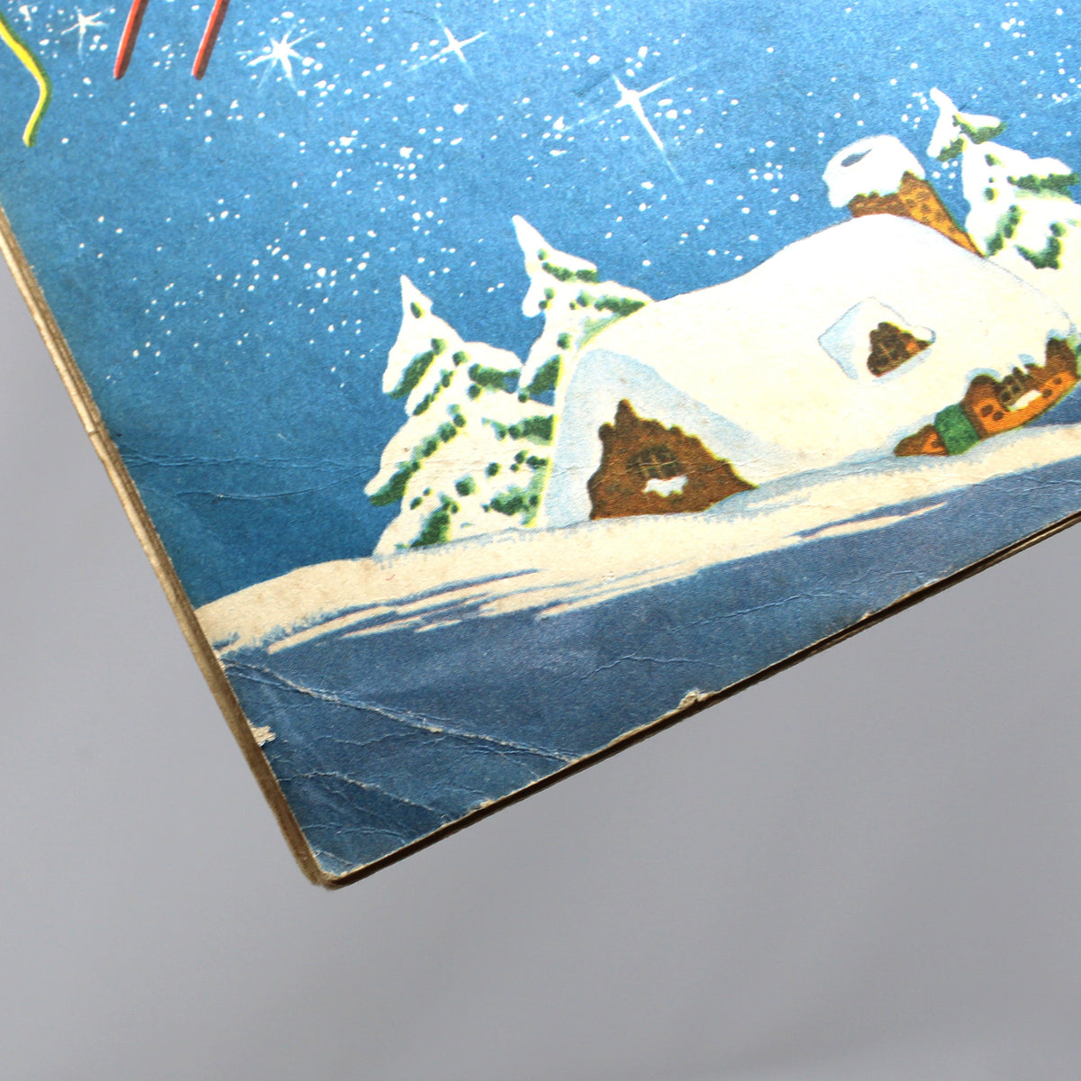 Children's Book: Santa Claus A Fuzzy Wuzzy Picture Story Book, Whitman Publishing, Vintage 1947