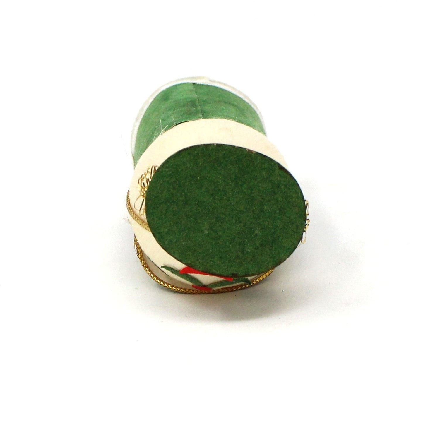 Ornaments, Toy Solider / Drum Major Head, Christmas Satin Ball Head, Kitsch, Vintage