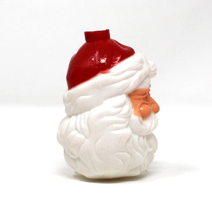 Light Covers: Christmas Santa Faces, Set of 10, Original Box, Taiwan, Vintage 1970s