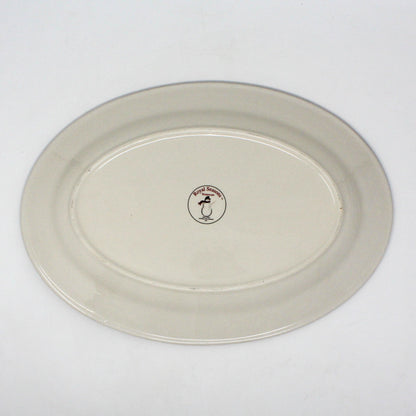 Platter, Royal Seasons, Holiday Snowmen, Stoneware 14", Vintage
