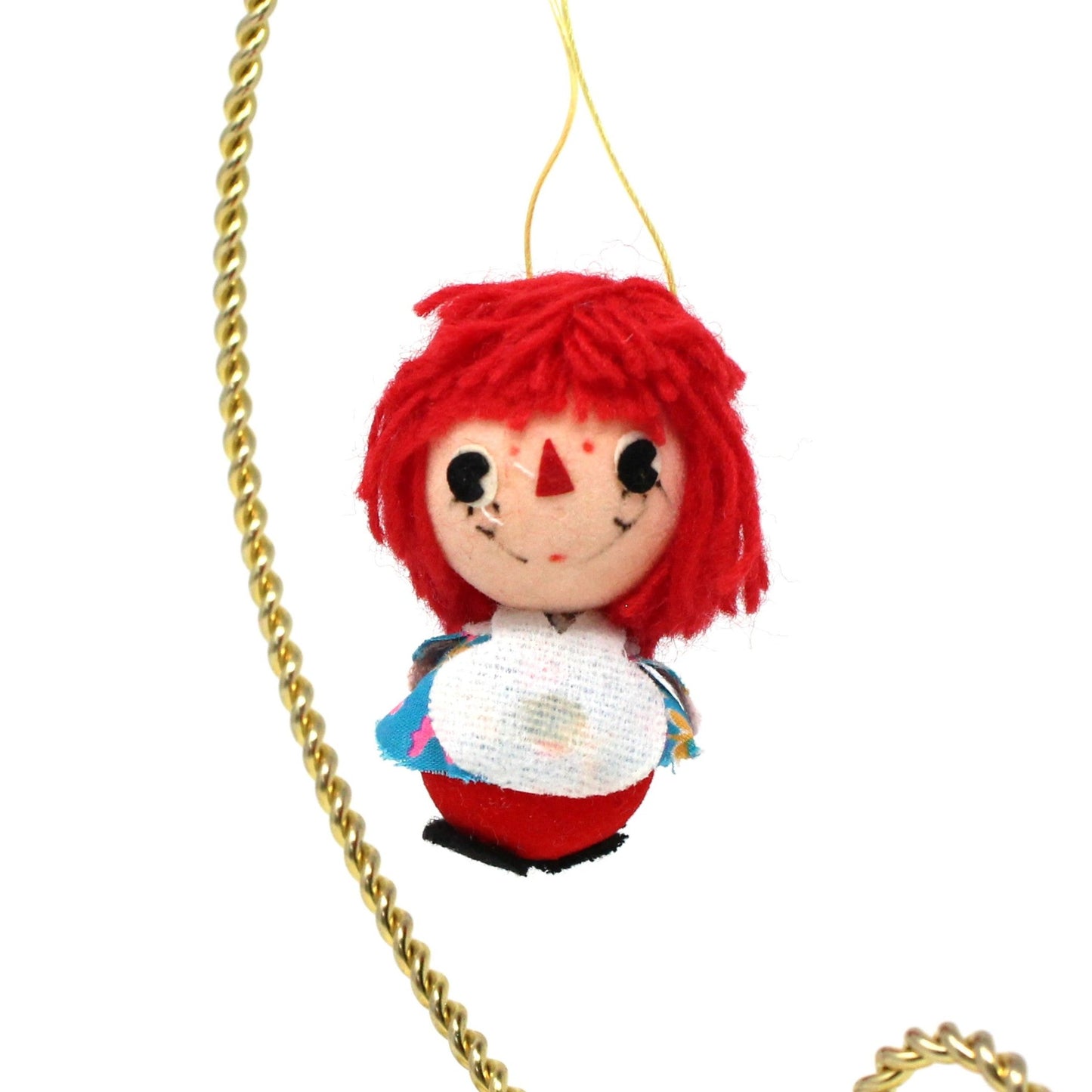 Ornaments, Raggedy Ann, Felt / Fabric Ornament, Kitsch, Vintage