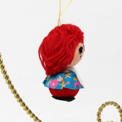 Ornaments, Raggedy Ann, Felt / Fabric Ornament, Kitsch, Vintage