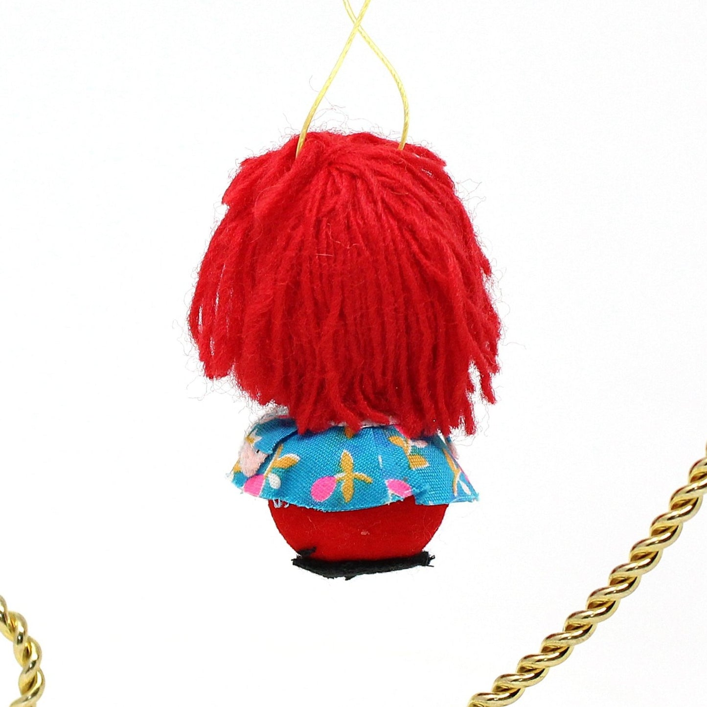 Ornaments, Raggedy Ann, Felt / Fabric Ornament, Kitsch, Vintage