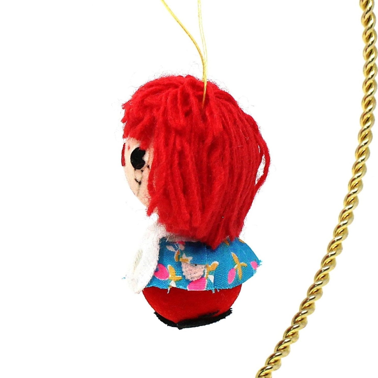 Ornaments, Raggedy Ann, Felt / Fabric Ornament, Kitsch, Vintage