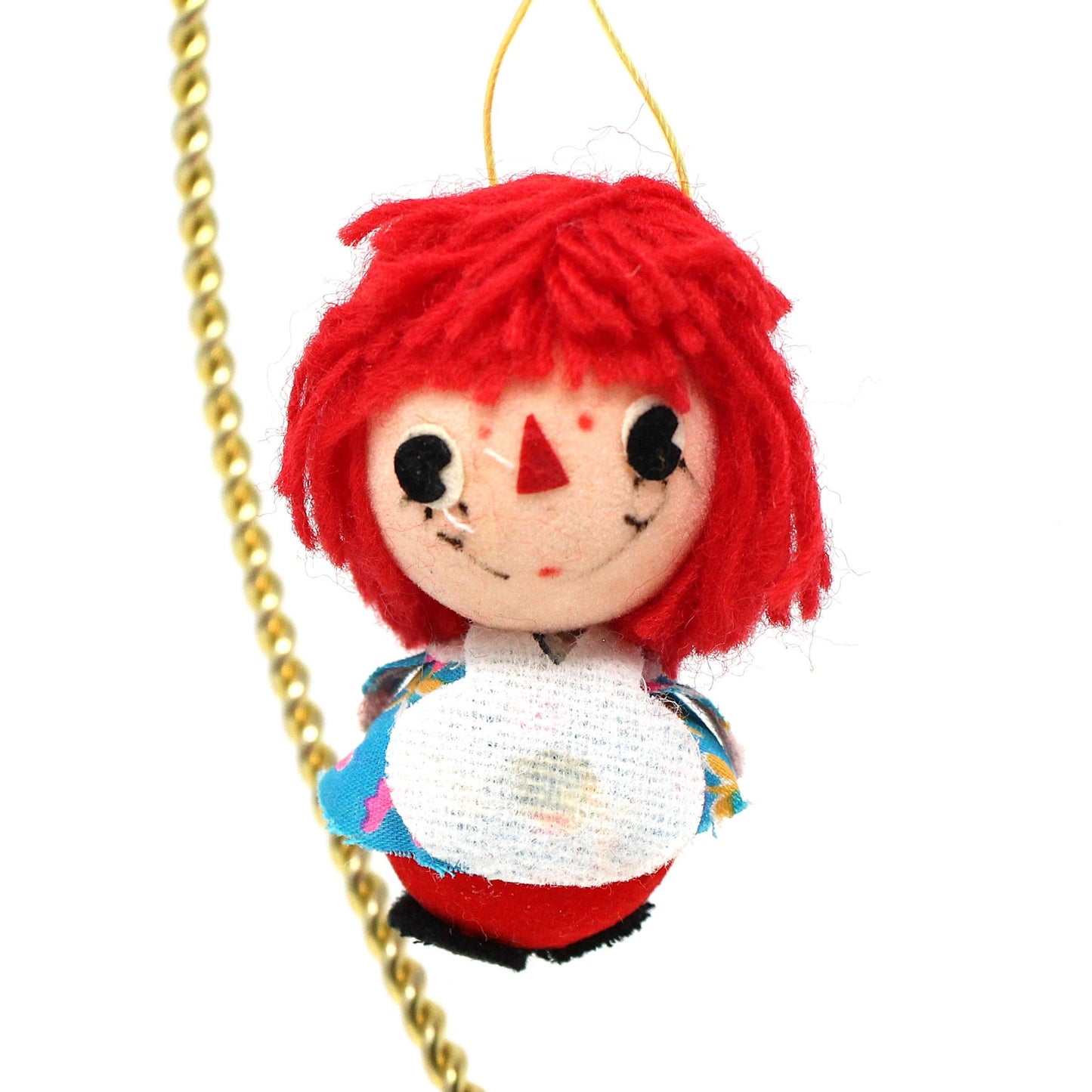 Ornaments, Raggedy Ann, Felt / Fabric Ornament, Kitsch, Vintage