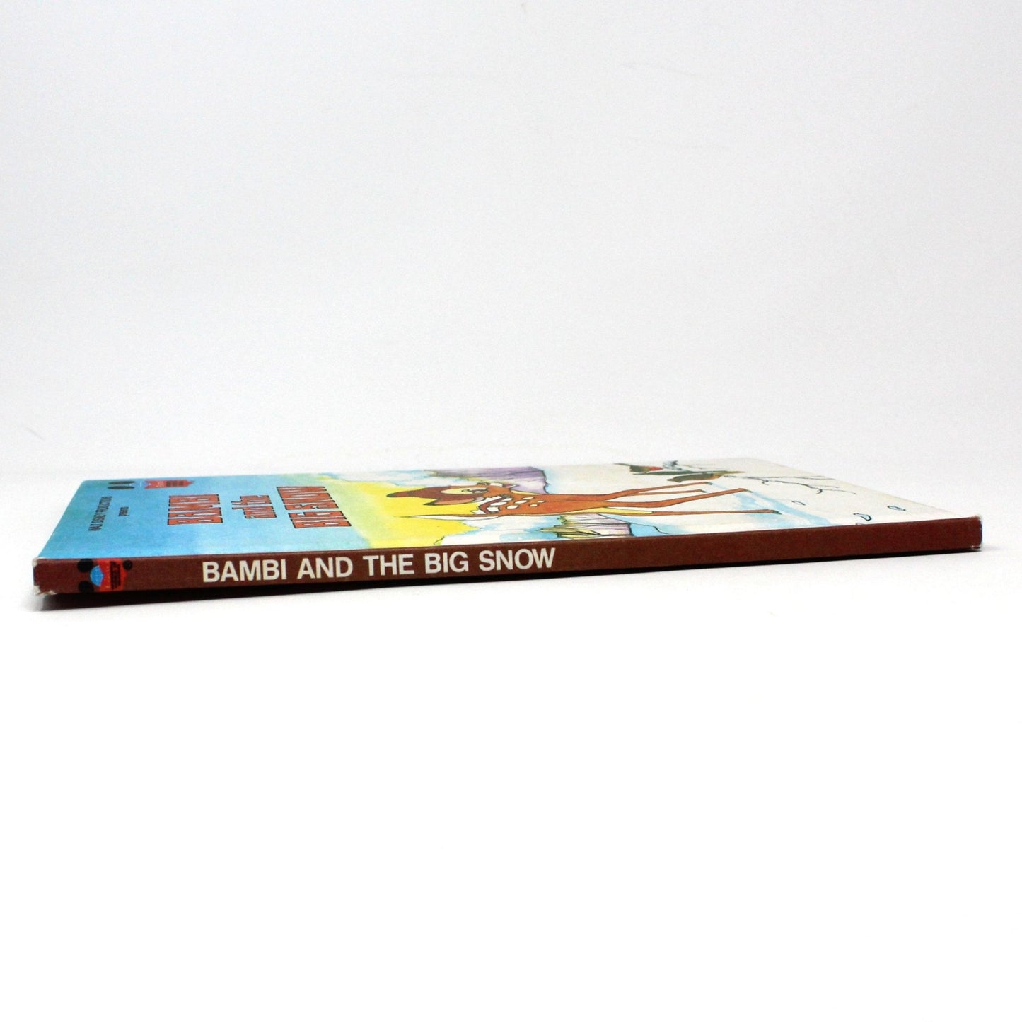 Children's Book, Bambi and the Big Snow, Disney's Wonderful World of Reading, Hardcover, Vintage 1983, Book Club