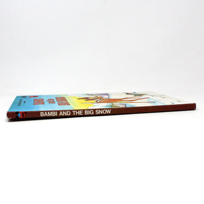 Children's Book, Bambi and the Big Snow, Disney's Wonderful World of Reading, Hardcover, Vintage 1983, Book Club