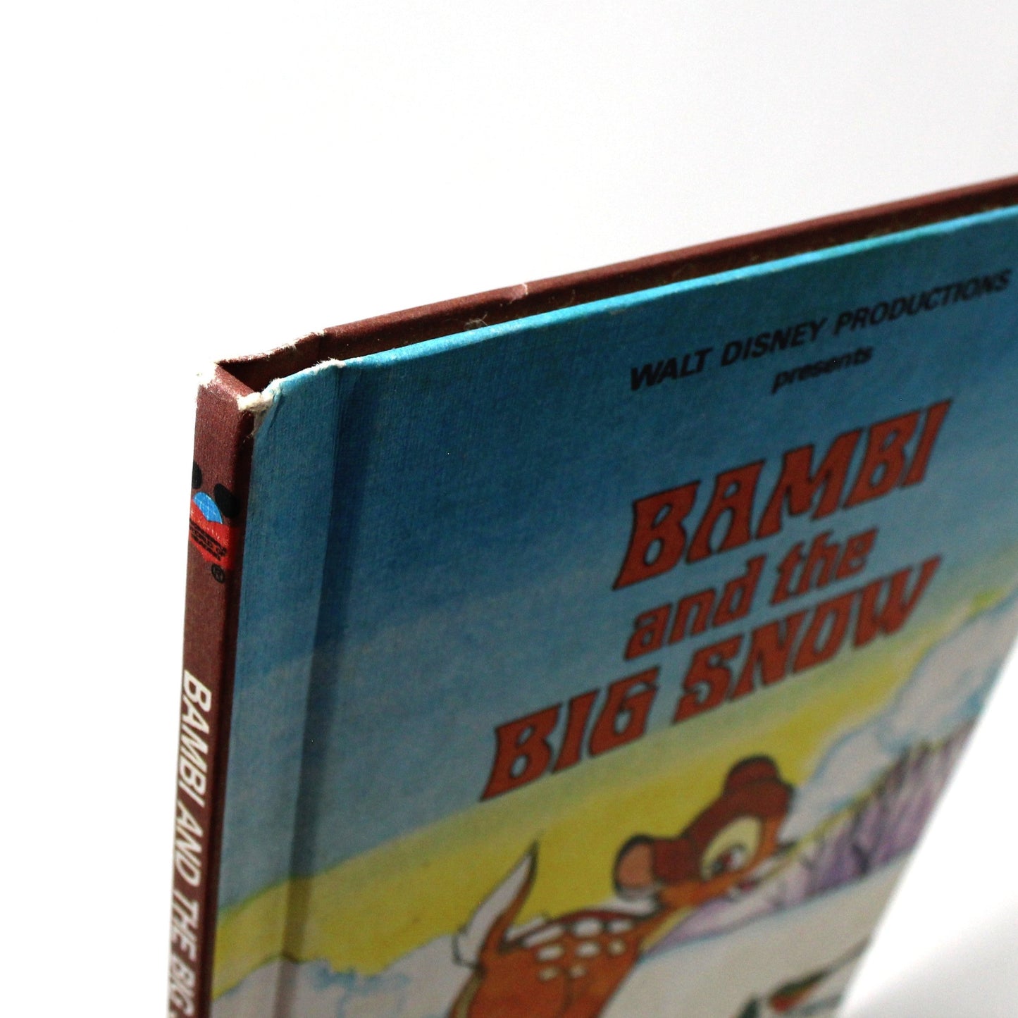 Children's Book, Bambi and the Big Snow, Disney's Wonderful World of Reading, Hardcover, Vintage 1983, Book Club