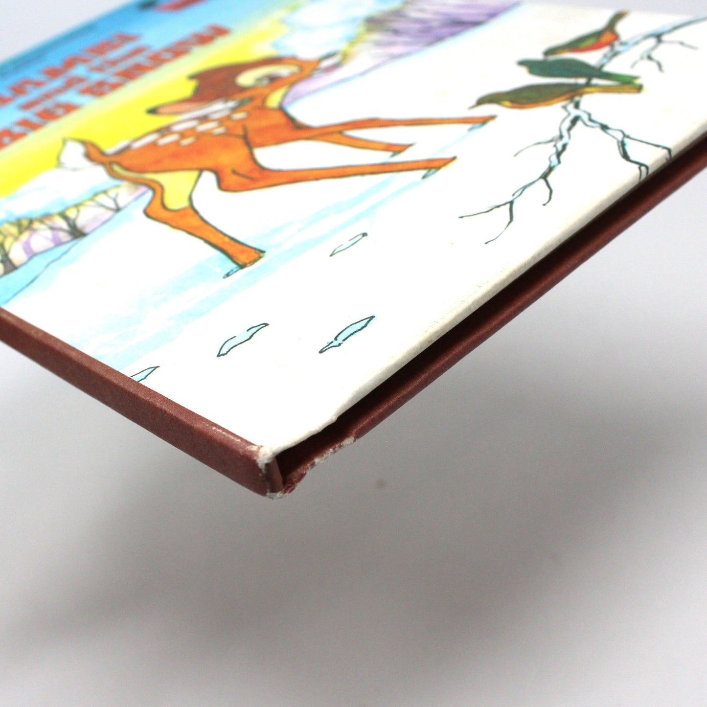 Children's Book, Bambi and the Big Snow, Disney's Wonderful World of Reading, Hardcover, Vintage 1983, Book Club
