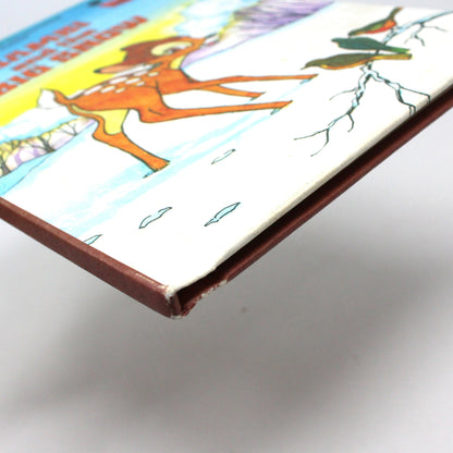 Children's Book, Bambi and the Big Snow, Disney's Wonderful World of Reading, Hardcover, Vintage 1983, Book Club