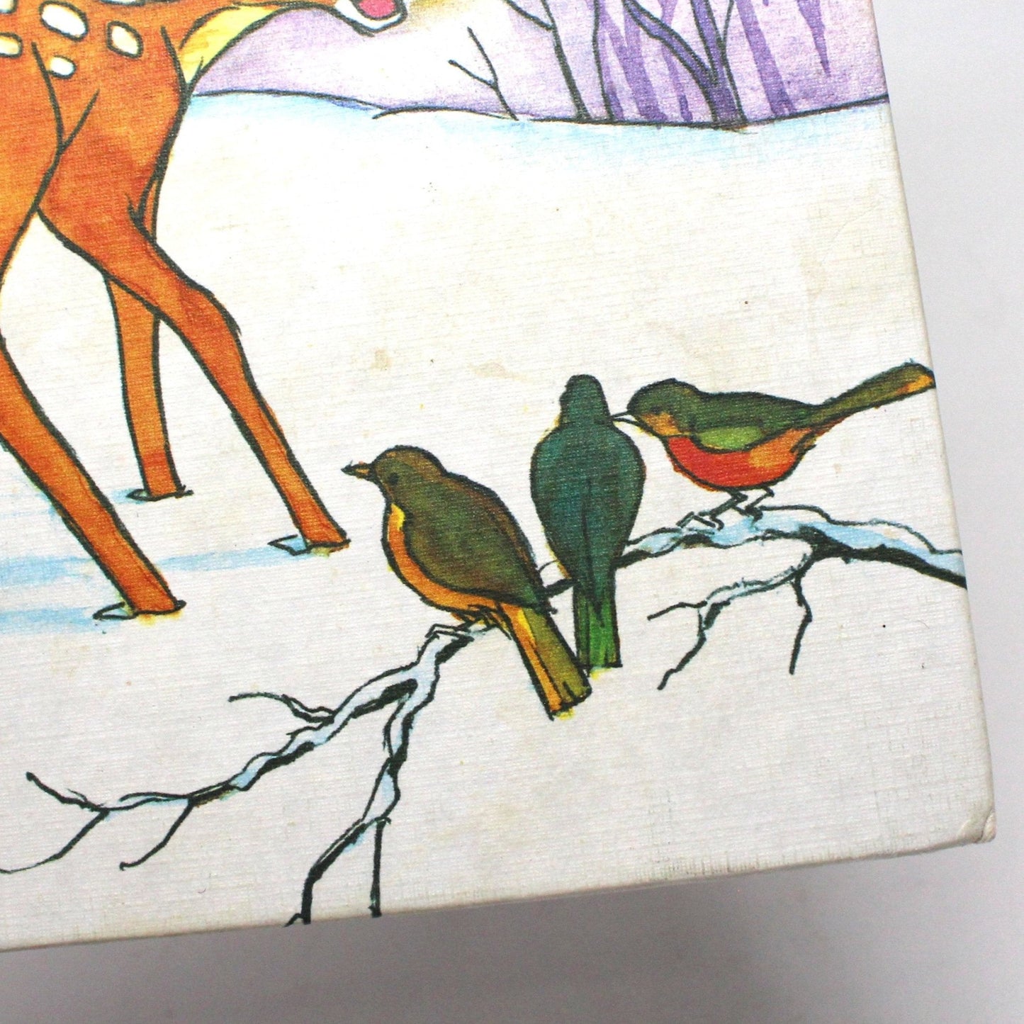 Children's Book, Bambi and the Big Snow, Disney's Wonderful World of Reading, Hardcover, Vintage 1983, Book Club