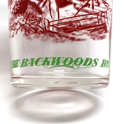 Juice Glasses: Davy Crockett The Backwoods Boy, Libbey Glass, Vintage 1950s