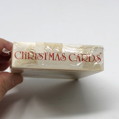 Playing Cards: Christmas Reindeer, Snowman, Elf & Tree Suits, Sealed, Novelty Playing Cards, Hong Kong, 1986