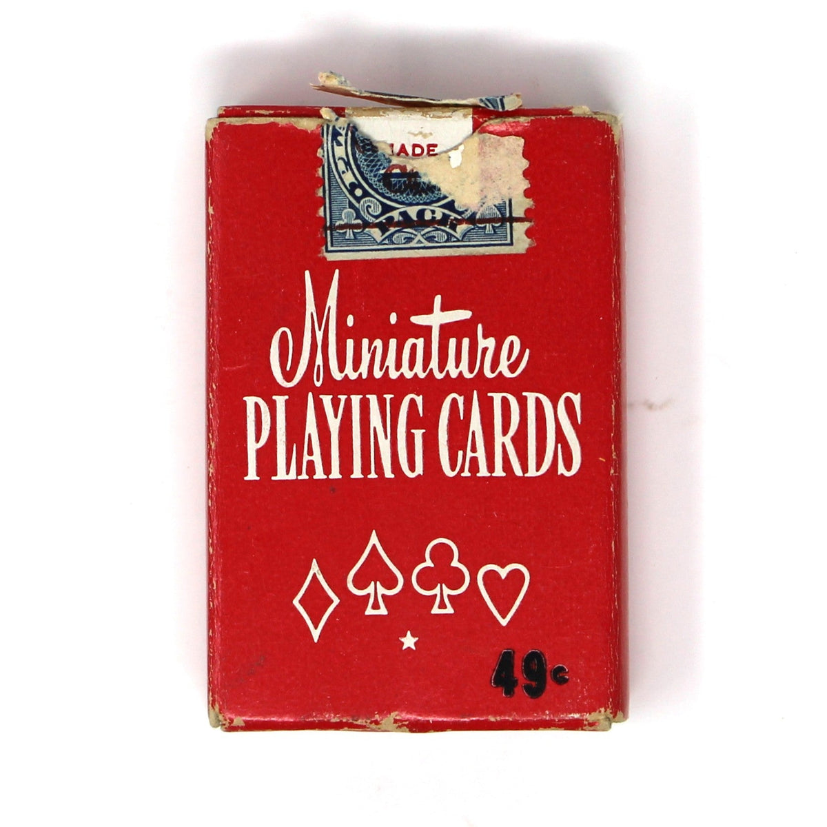 Playing Cards: Miniature Black Poodle on Red Back, Western Printing & Lithographing, USA, 1940s