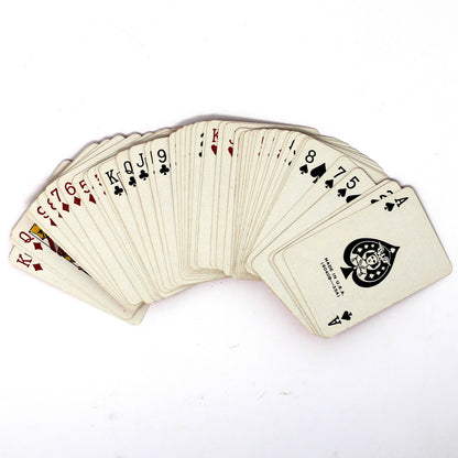 Playing Cards: Miniature Black Poodle on Red Back, Western Printing & Lithographing, USA, 1940s