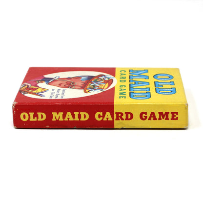 Playing Cards: Old Maid, Complete 40 Cards, Nursery Rhyme Characters, Original Box, Fairchild, Vintage 1940s