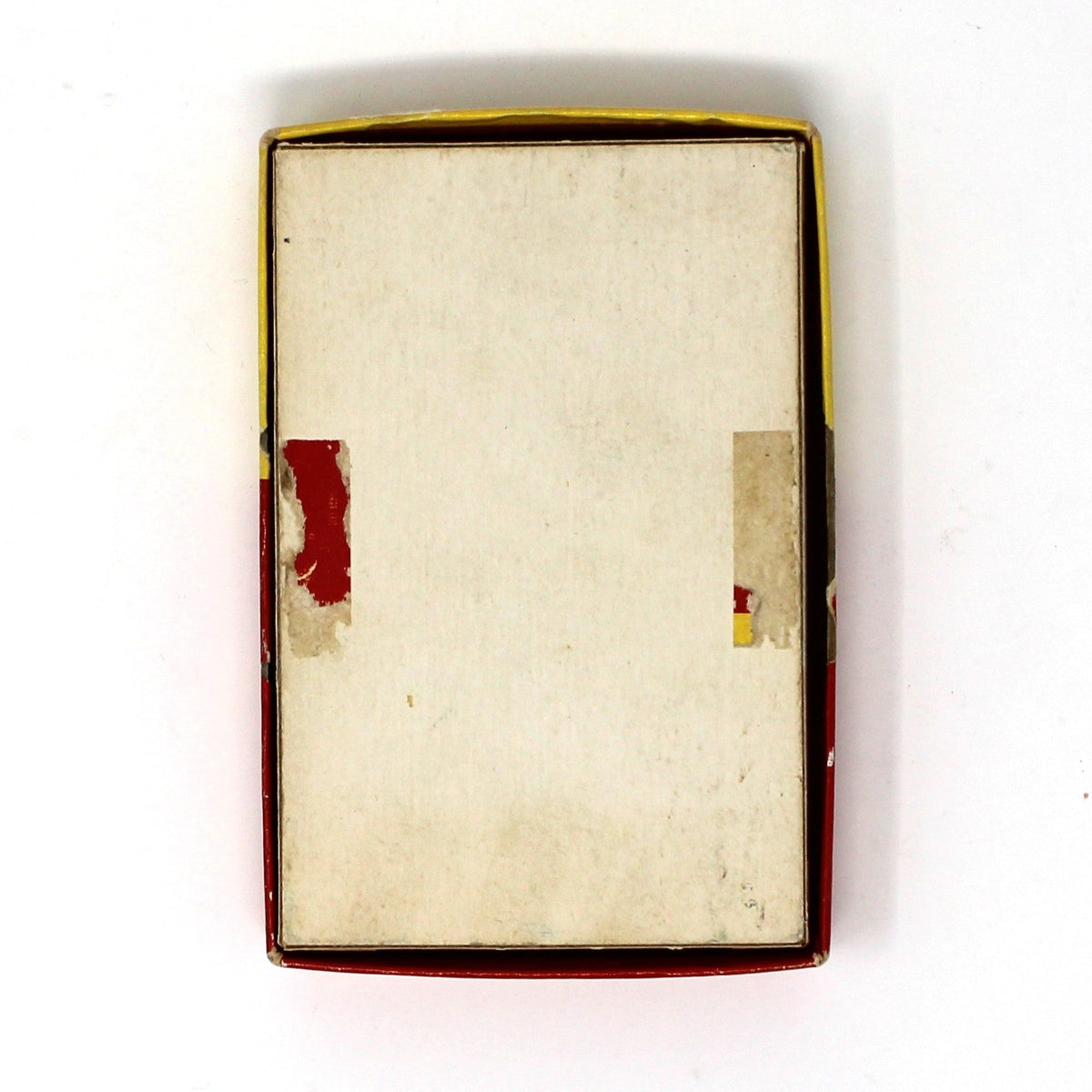 back view of box from Old Maid card game by Fairchild