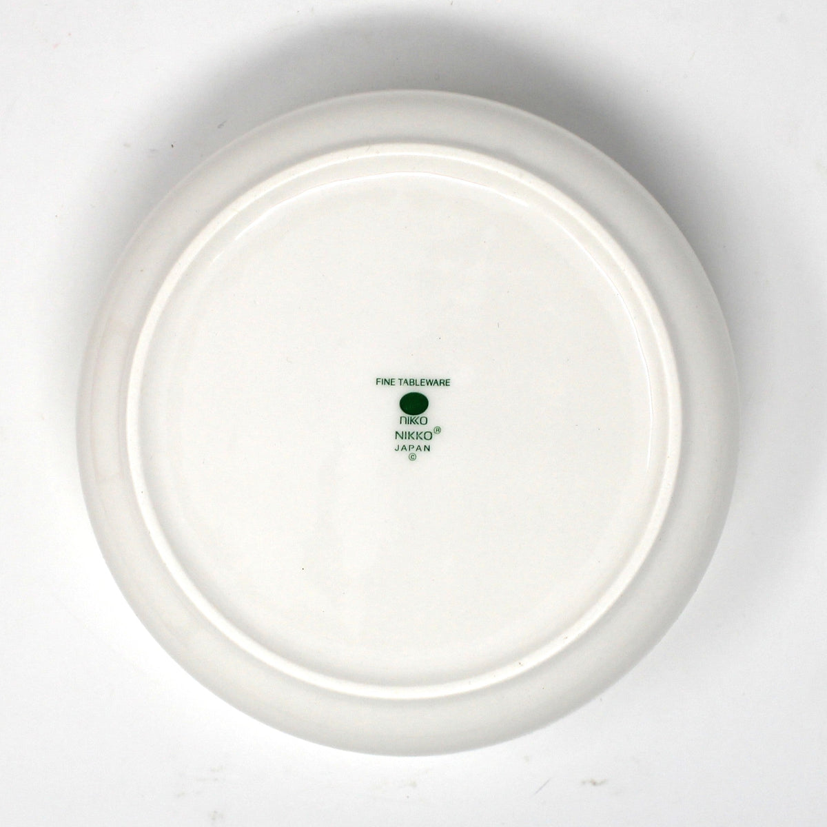 back view of NIKKO Happy Holidays Candy Dish 