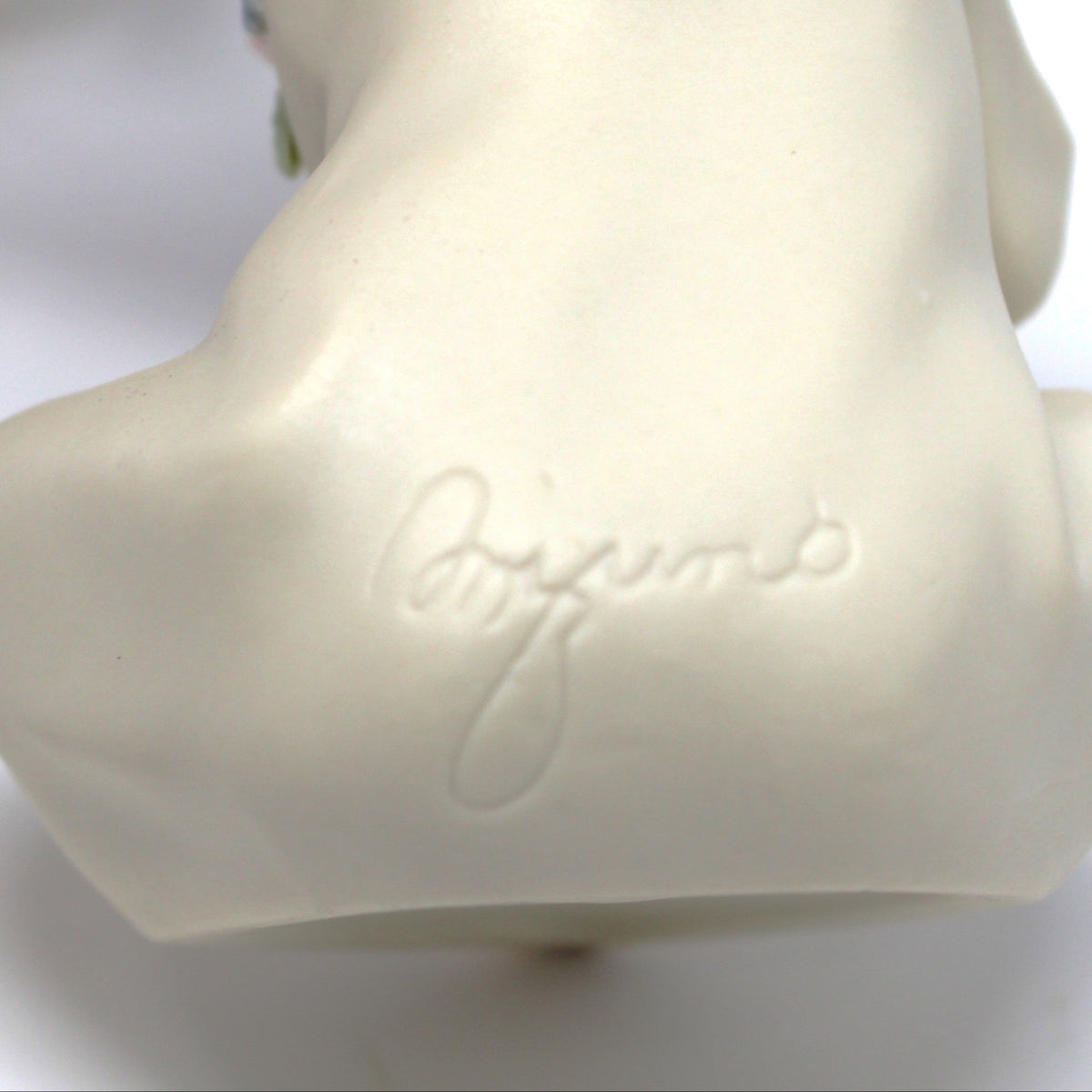 Figurines: HomCo Angels, Set of 2, Signed Mizuno, Porcelain Bisque, Mexico, Vintage 1991