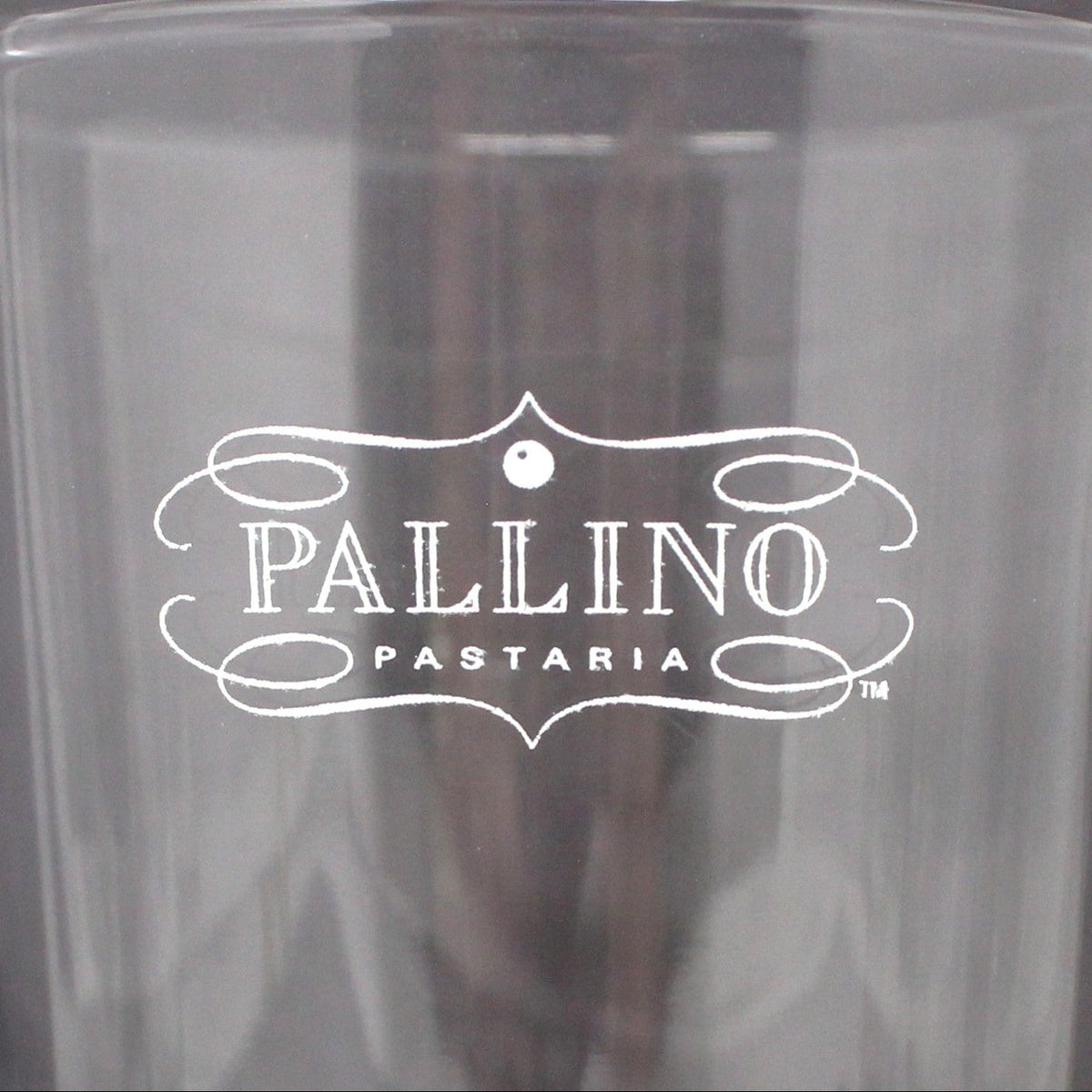 Juice / Shot Glasses: Pallino Pastaria Optimist / Pessimist, Advertising Glassware, Set of 6, Libbey