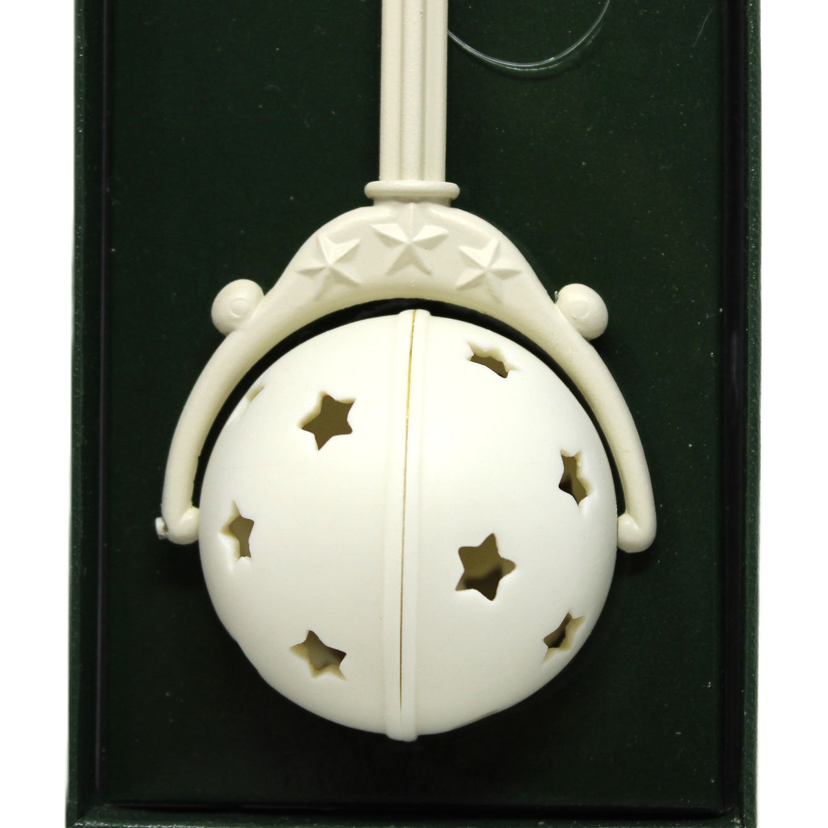 Ornament: Snowbabies, Christmas Baby's First Rattle, Original Box, Department 56, Vintage 1996