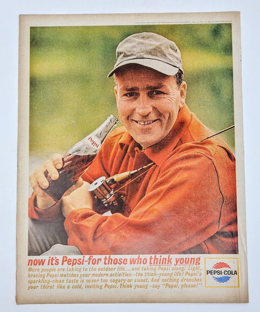 Advertisement, Originals 1963, Three Ads: Kodak, Buick Wildcat and Pepsi-Cola, Magazine Ads, Vintage