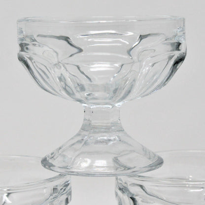 Champagne / Low Sherbet, Libbey Canada - Clear, Footed, Set of 3