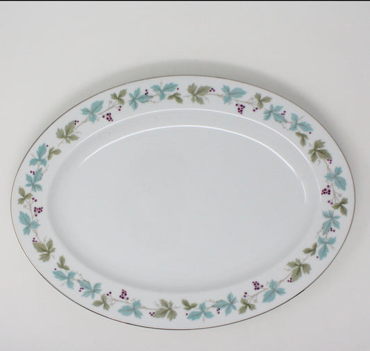 Serving Platter, Fine China of Japan, Vintage 6701, Bone China 14"