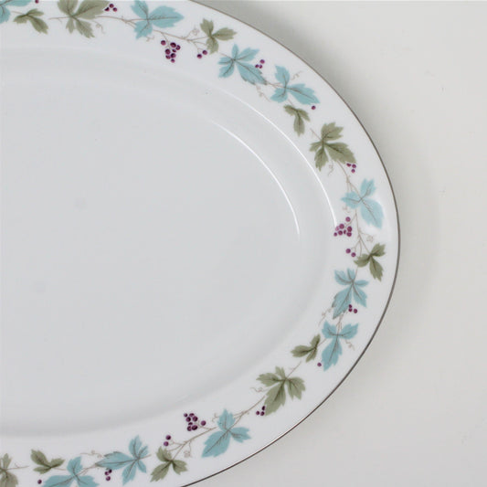 Serving Platter, Fine China of Japan, Vintage 6701, Bone China 14"