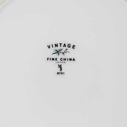Serving Bowl, Fine China of Japan, Vintage 6701, Oval, Bone China, Vintage