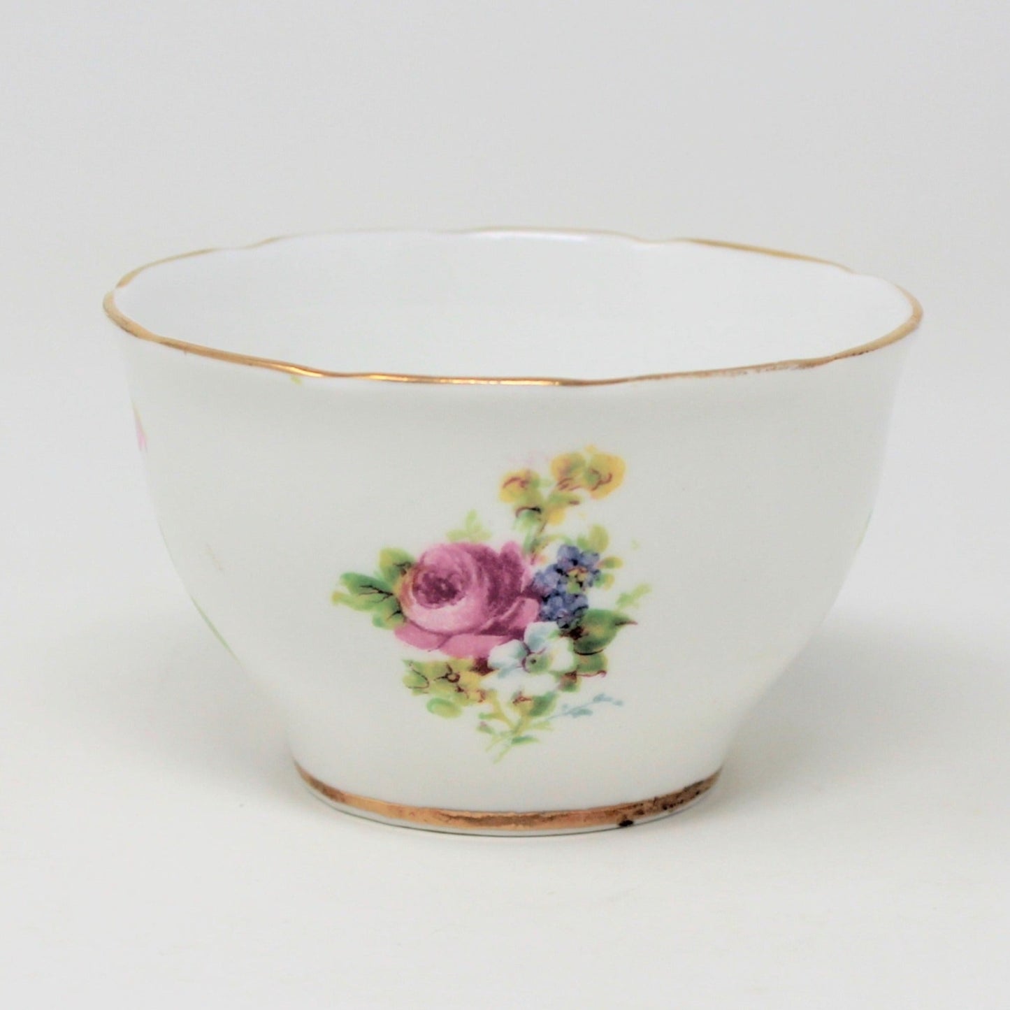 Sugar Bowl, Royal Stuart, Spencer Stevenson, Bone China, Roses, Vintage