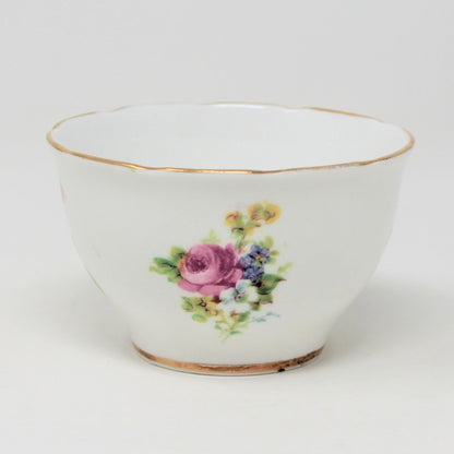 Sugar Bowl, Royal Stuart, Spencer Stevenson, Bone China, Roses, Vintage