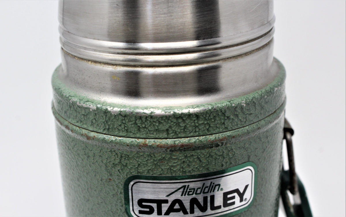 Thermos: Aladdin Stanley Wide Mouth, Hammertone Green, 24 oz Vacuum, Nashville USA, Vintage 1995 - SOLD