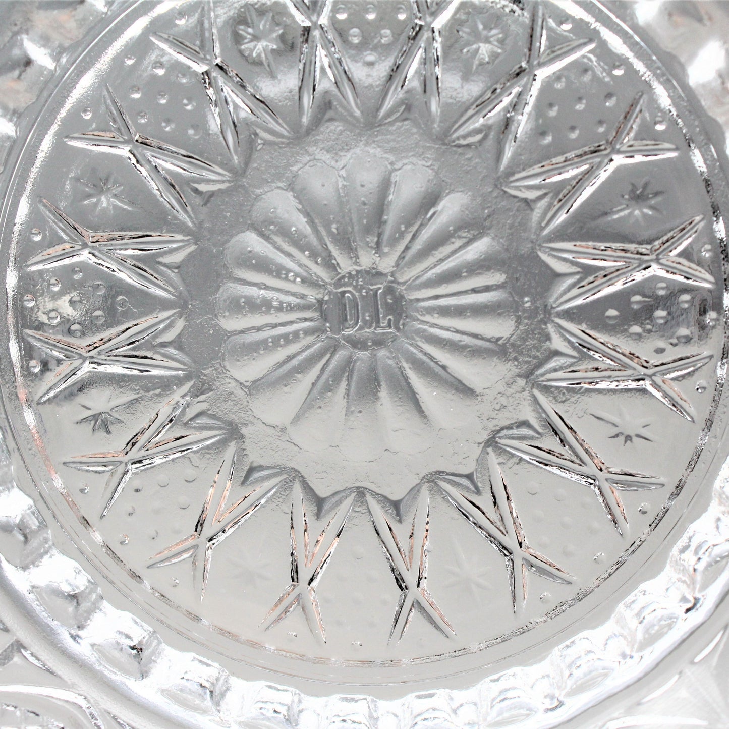 Fruit/Dessert Bowls, Pineapple Fan Clear Pattern, Set of 4
