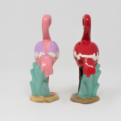 Salt and Pepper Shakers, Westland, Kissing Flamingos, Magnetic, 2009, SOLD