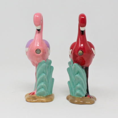 Salt and Pepper Shakers, Westland, Kissing Flamingos, Magnetic, 2009, SOLD