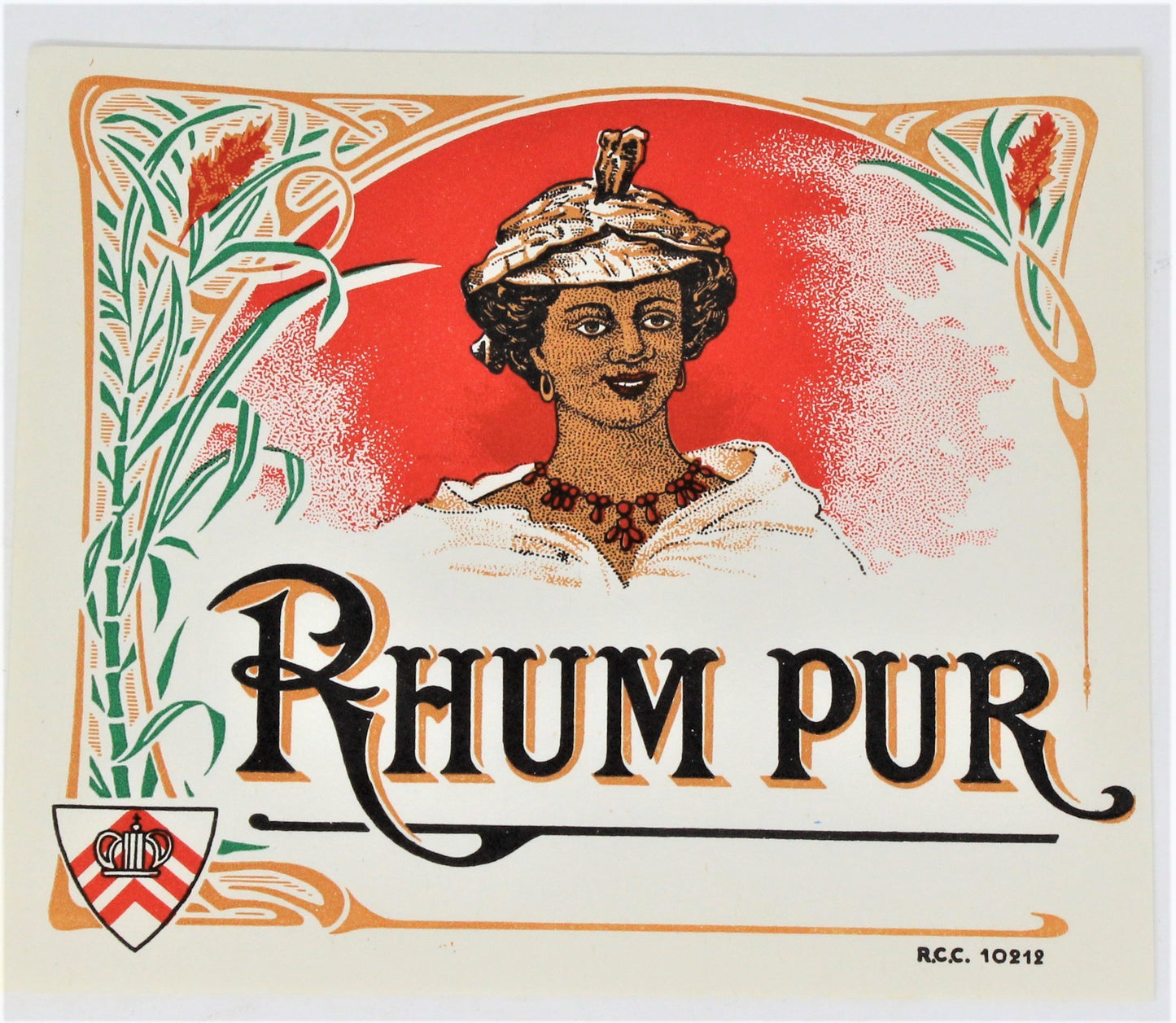 Rum Labels, Martinique Rhum, Set of 4, NOS, Vintage