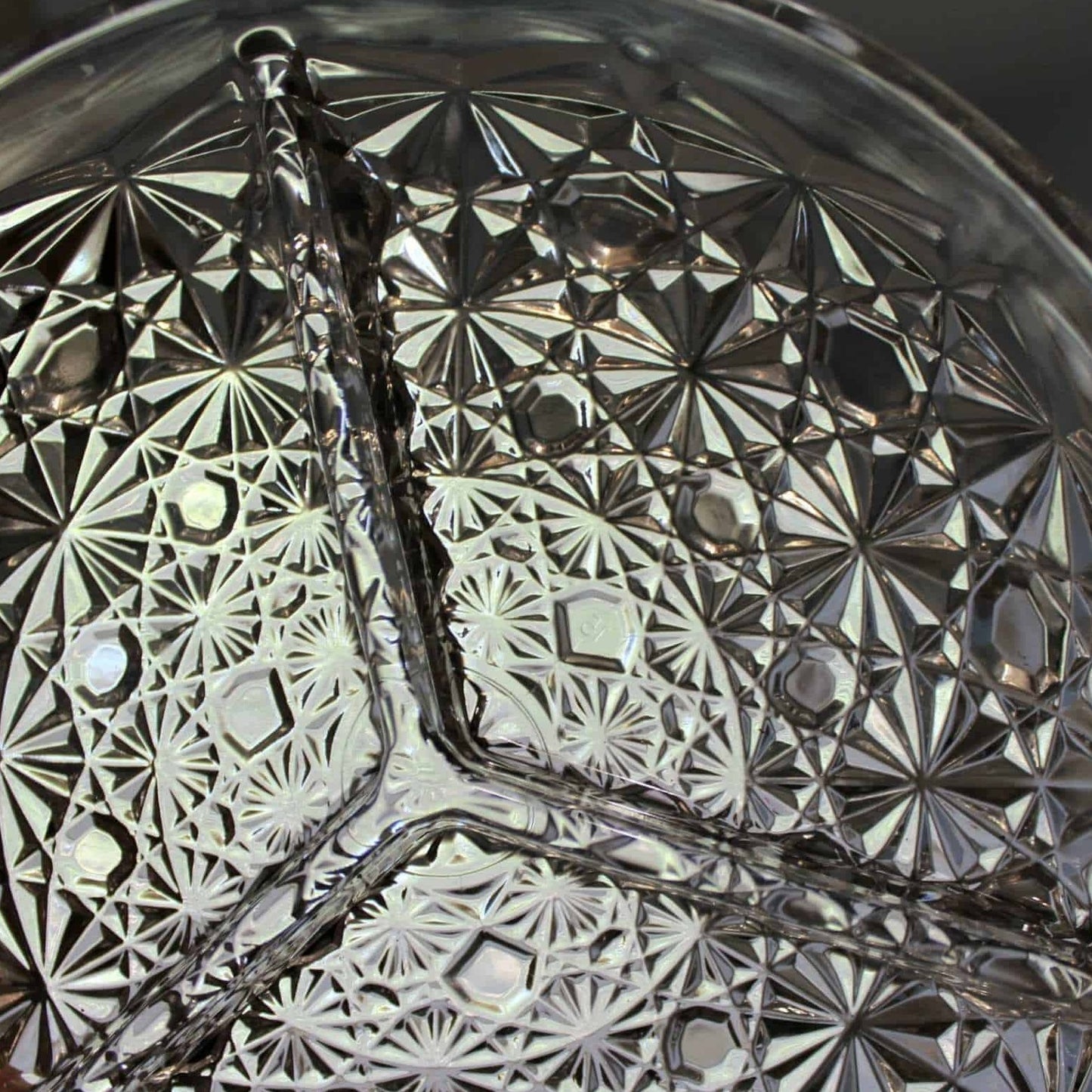 Divided Relish Dish, Daisy and Button, France, Vintage