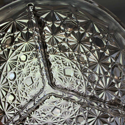 Divided Relish Dish, Daisy and Button, France, Vintage