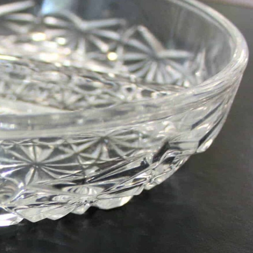 Divided Relish Dish, Daisy and Button, France, Vintage