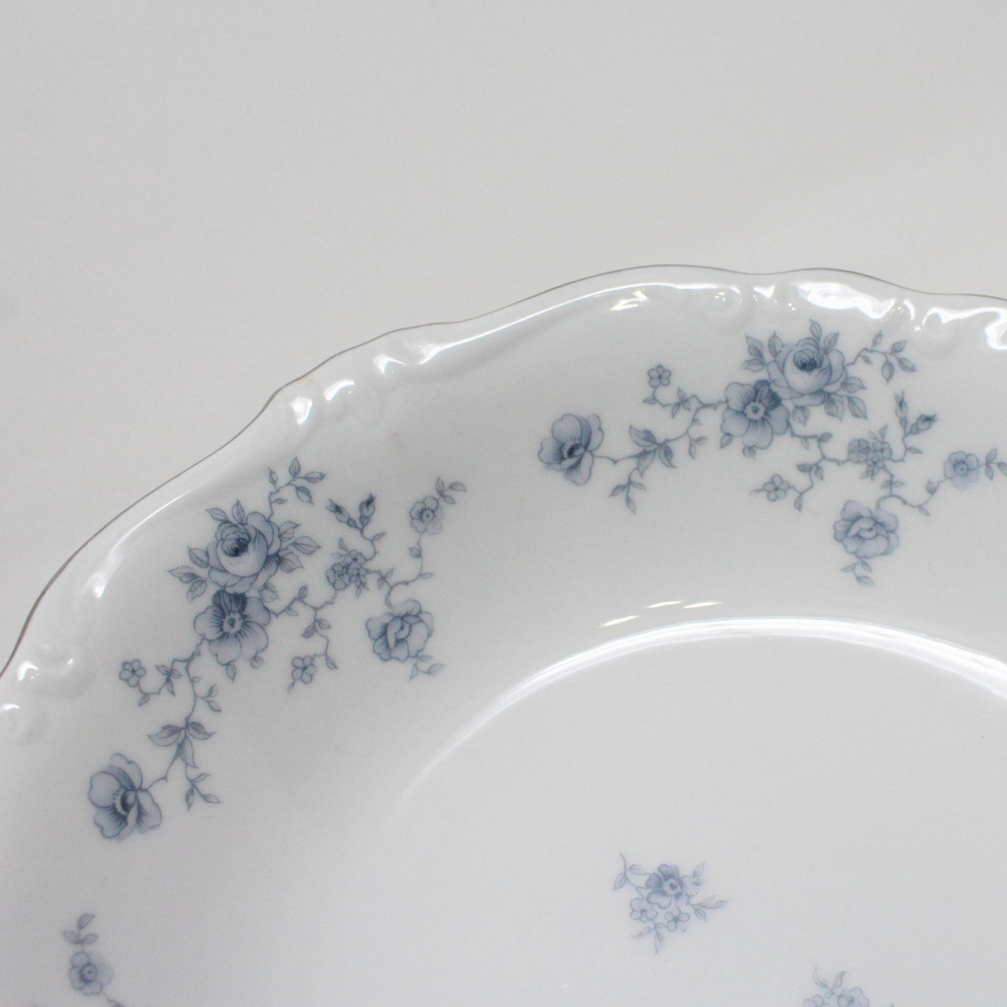 Soup / Salad Bowls, Johann Haviland, Blue Garland, Set of 4, Vintage, SOLD