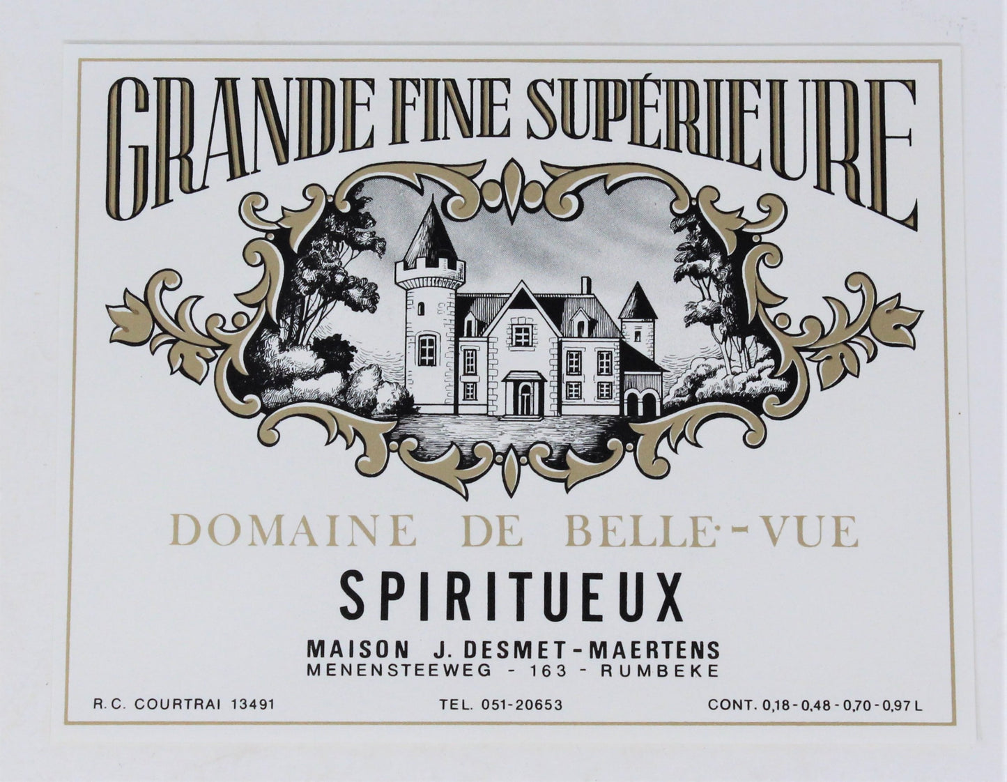 Wine Labels, French Wines, Castles, Set of 4, NOS, Vintage