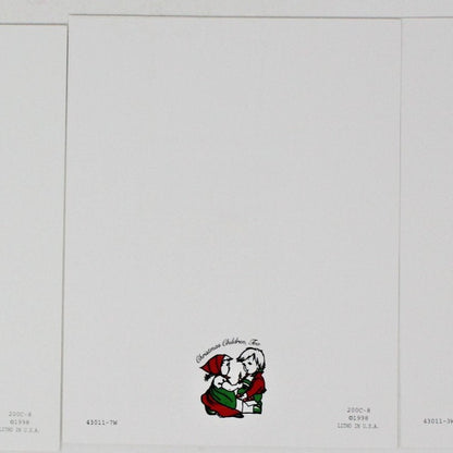 Greeting Card / Christmas, Set of 4 Cards, Anne Liese, Hummel-Like Illustrations, Unused w/envelopes