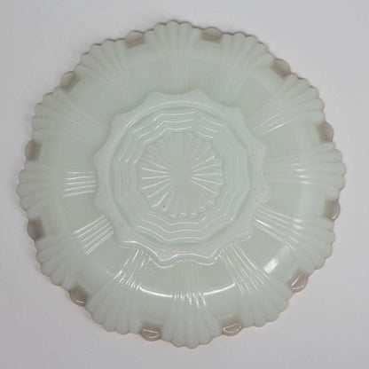Divided Dish, Lusterware Rim, Anchor Hocking, Fire King, Vintage