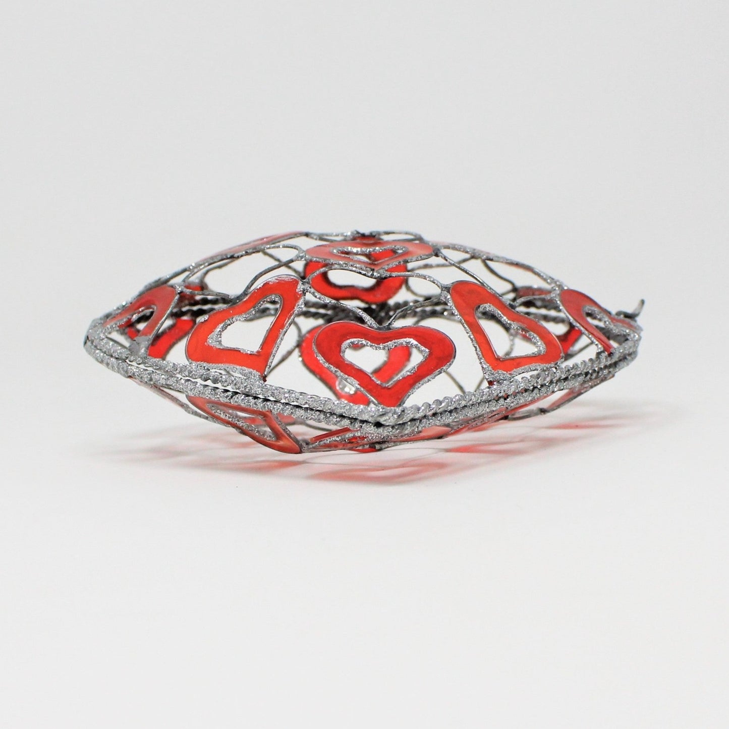 Wire Art, Heart, Wire and Enamel, Sun / Heart Catcher, Fillable, Hand Made