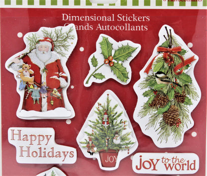 Stickers, Studio 18, Happy Holidays, Dimensional, Unopened, 2010