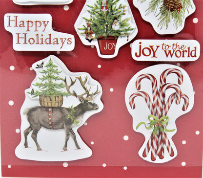 Stickers, Studio 18, Happy Holidays, Dimensional, Unopened, 2010