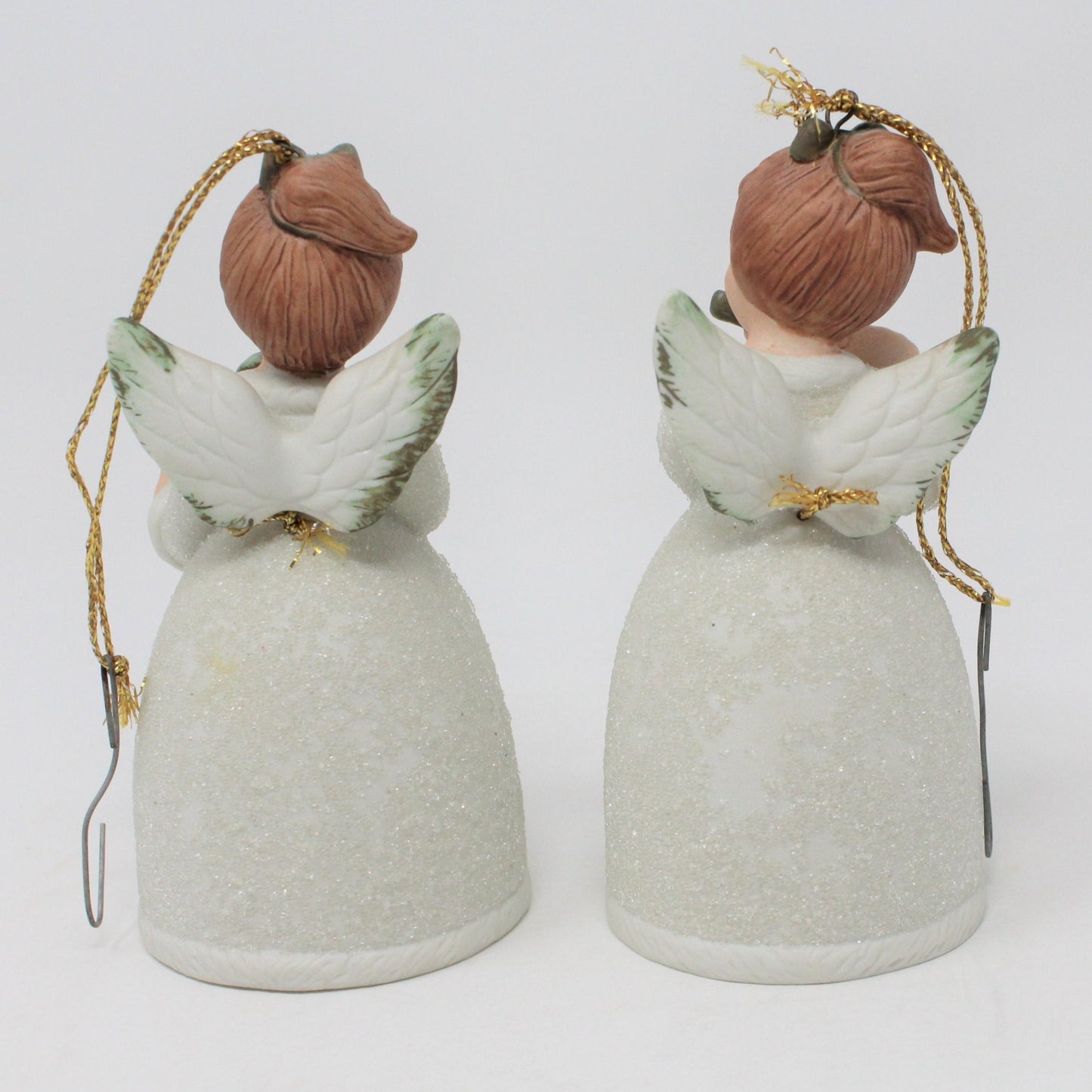 Ornament, HomCo, Angel Bells #8800, Set of 2, Vintage, RARE